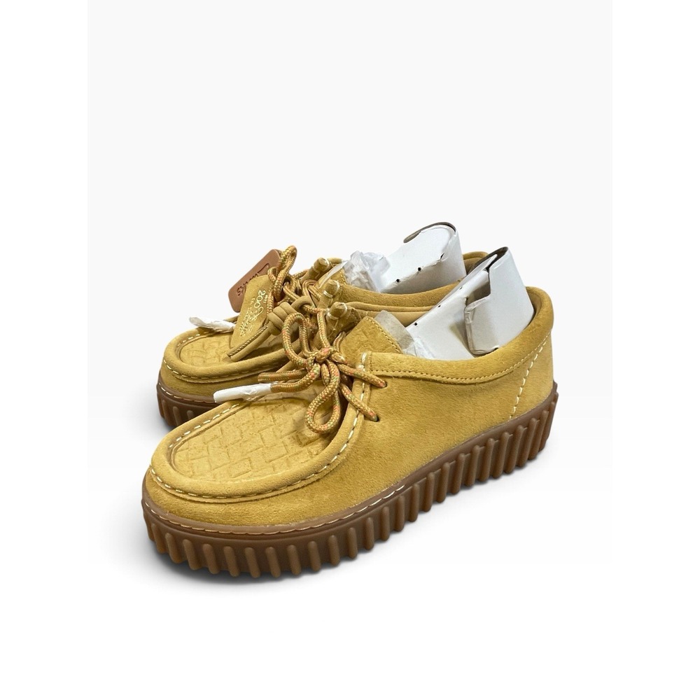 Clark's Women's Torhill Bee Golden Tan Suede Daim Brun Dore Sz 5.5